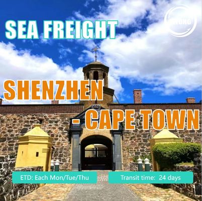 Sea Freight From Shenzhen To Cape Town South Africa
