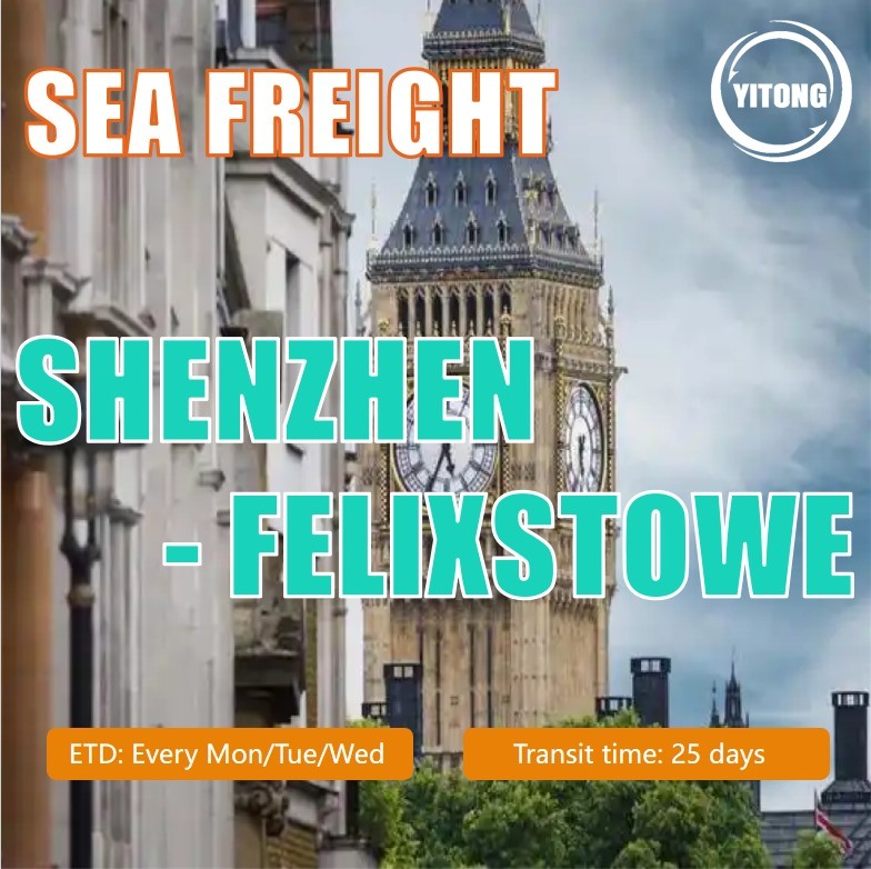 Sea Freight From Shenzhen To Felixstowe